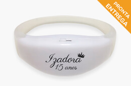 Pulseira com LED Colorido - Ativada pelo movimento